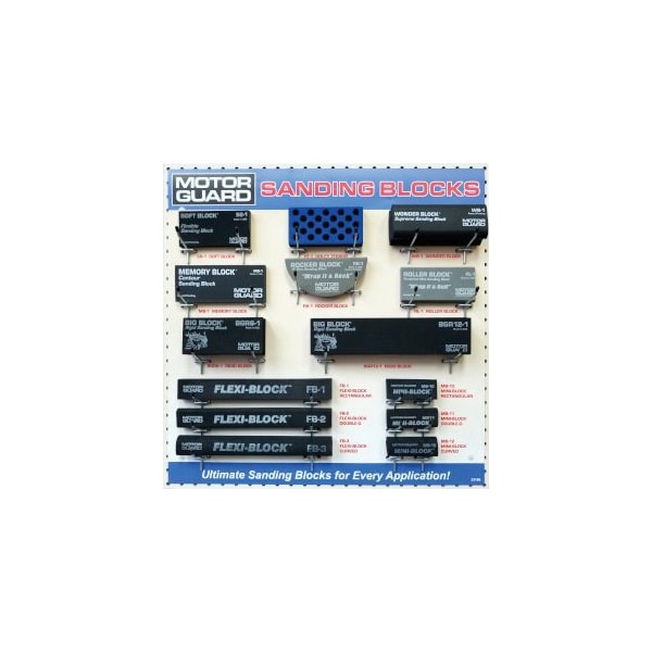 Motor Guard Optima Motor Guard DP-5000 Sanding Block Jobber Display 207 - main